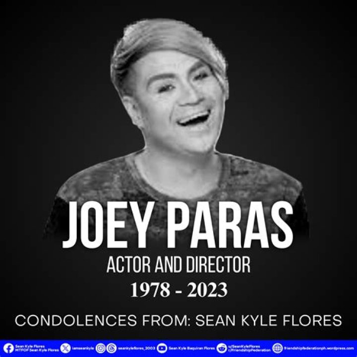 Tragic Demise: Understanding Joey Paras' Cause Of Death