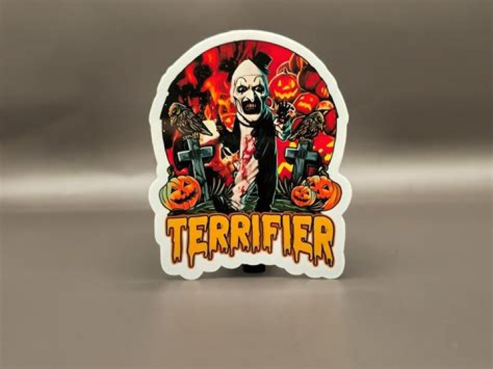Unnerving And Horrific Terrifier Stickers For Spine-Chilling Thrills