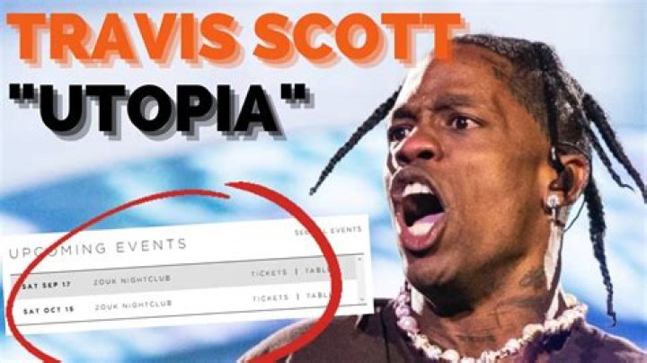 When Will Travis Scott Drop Utopia? Get The Latest Release Date News